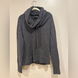 Columbia Gray Cowl Neck Sweater Small